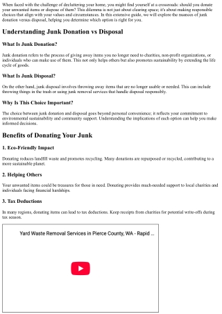 Junk Donation vs Disposal—Which Option Is Right for You?