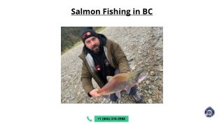 Salmon fishing in BC from Kilby Lodge