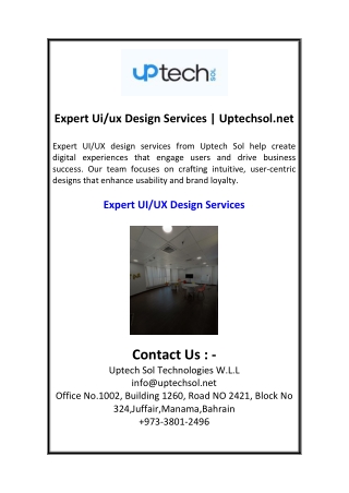 Expert Ui ux Design Services  Uptechsol.net