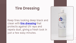 Tire Dressing