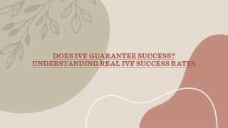 Does IVF Guarantee Success Understanding Real IVF Success Rates