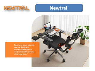 Why the Right Ergonomic Chair Can Change Your Work Life: A Close Look at Newtral