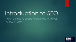 OFF Page SEO Techniques - SDM Classes