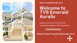 Presentation - Welcome to TVS Emerald Auralis