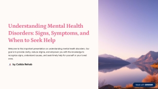 Mental Health Awareness: Symptoms, Causes & Treatment Options