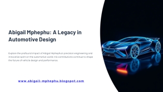 How Abigail Mphephu is Transforming Automotive Safety