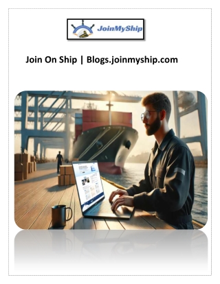Join On Ship | Blogs.joinmyship.com