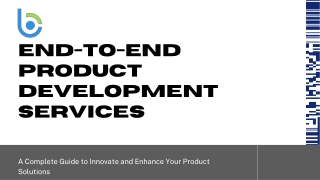 End-to-End Product Development Services