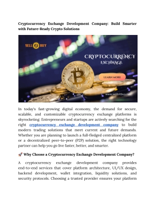 cryptocurrency exchange