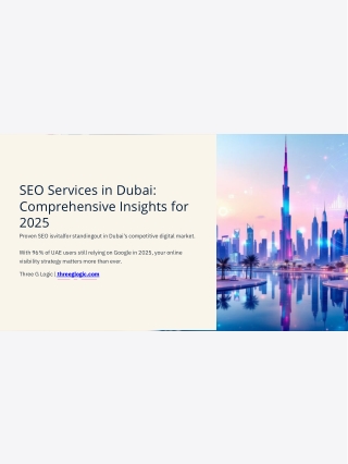 SEO Services in Dubai: Strategies to Boost Visibility & Outrank Competitors 2025