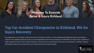 Top Car Accident Chiropractor in Kirkland, WA for Injury Recovery