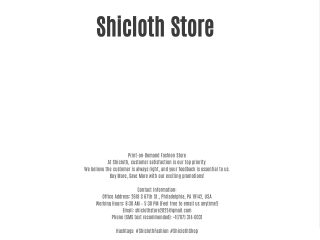 Shiclothstore