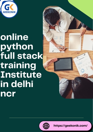 online python full stack training Institute in delhi ncr pdf