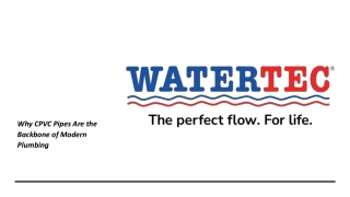 Why CPVC Pipes Are the Backbone of Modern Plumbing_