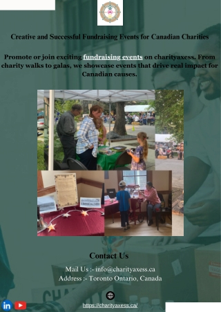 Creative and Successful Fundraising Events for Canadian Charities