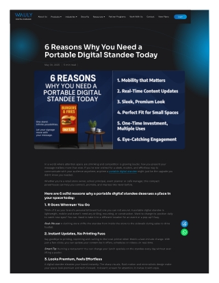 wauly-com-dooh-digital-signage-software-why-you-need-a-portable-digital-standee