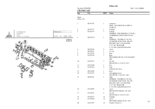 Deutz Fahr dxbis 160 Parts Catalogue Manual Instant Download