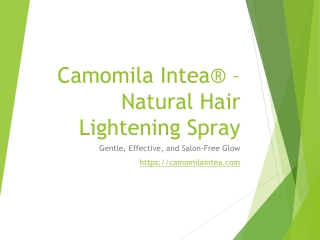 No Salon, No Stress: Try a Lightening Spray for Hair at Home