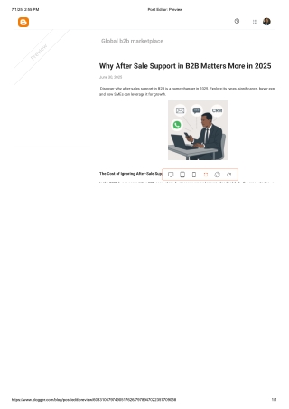 The Hidden ROI of After-Sale Support in B2B