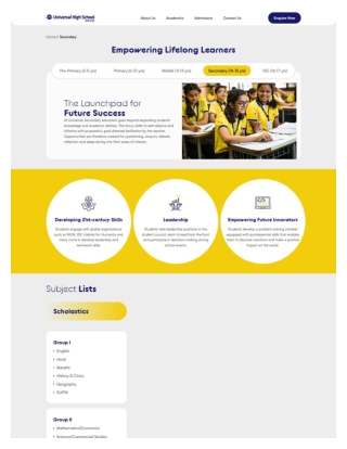 International school in Thane | Universal High School Thane