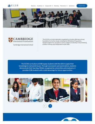 ICSE schools in bangalore | EISB