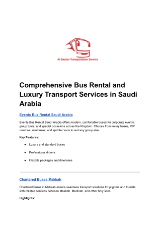 Comprehensive Bus Rental and Luxury Transport Services in Saudi Arabia.docx