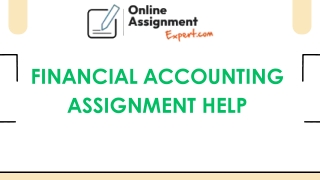 Trusted Financial Accounting Assignment Help for Accurate Solutions