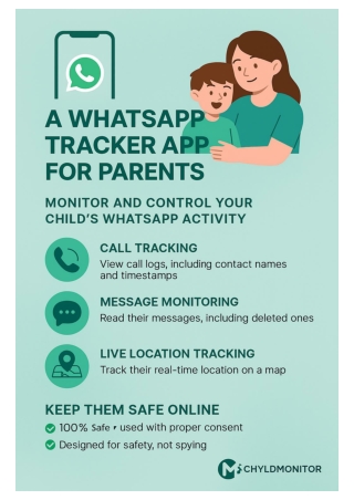 WhatsApp Tracker App for Parents – Monitor Calls, Chats & Location Safely
