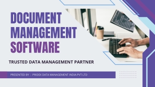 Cloud base document management software