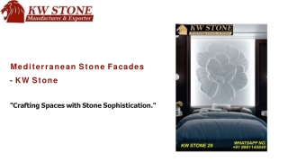 Stone designer wall - KW Stone