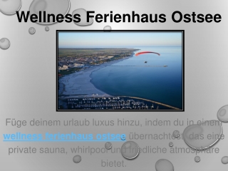 Wellness Ferienhaus Ostsee