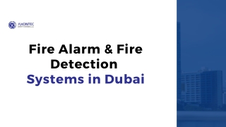 Fire Alarm & Fire Detection  Systems in Dubai