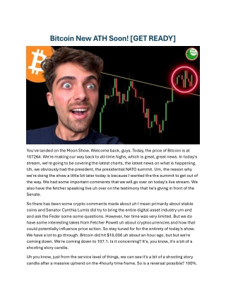 Bitcoin New ATH Soon