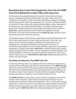 Revolutionizing Cricket Fan Engagement