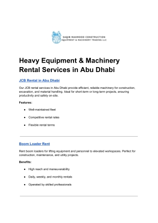 Heavy Equipment & Machinery Rental Services in Abu Dhabi.docx