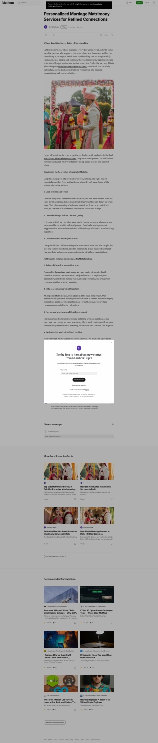 Personalized Marriage Matrimony Services for Refined Connections