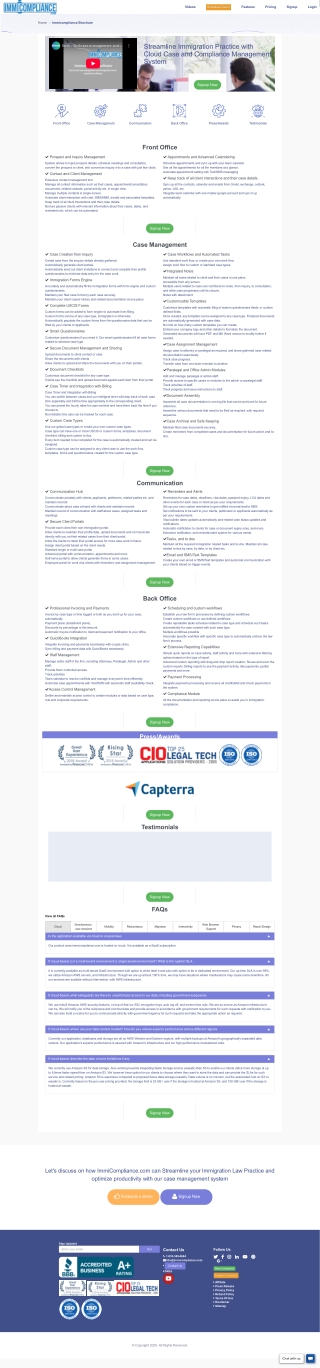 immigration legal software