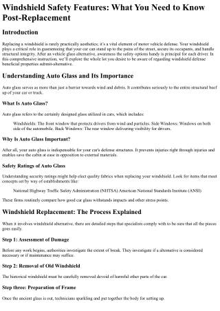 15 Surprising Stats About auto glass installation Boone NC