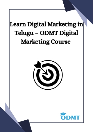 Best Digital Marketing Course in Telugu
