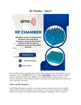 Rf Chamber PDF