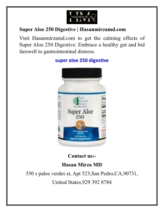 Super Aloe 250 Digestive Hasanmirzamd.com