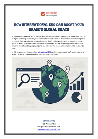 How International SEO Can Boost Your Brand’s Global Reach
