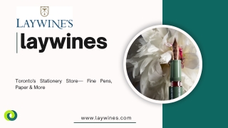 Toronto's Stationery Store— Fine Pens, Paper & More