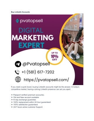 Buy Linkedin Accounts