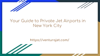 _Your Guide to Private Jet Airports in New York City