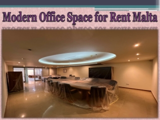 Modern Office Space for Rent Malta