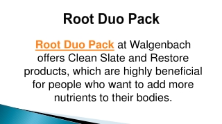 Root Duo Pack