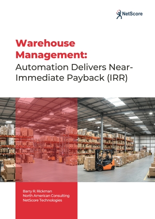 WMS Mobile White Paper – Boost Warehouse Efficiency with NetScore