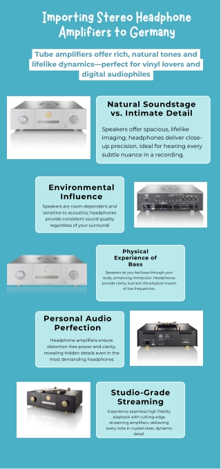 Streaming Amplifier in Germany, Tube Amplifier, Headphones Amplifier by ACCUSTIC ARTS