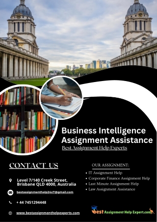 Business Intelligence Assignment Assistance